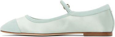 Tøj Aeyde Aeyde Uma Satin Toe-Cap Ballerina Flats Turkis | A11-FL-RKLS08FL169-SS25-1017-067, 2