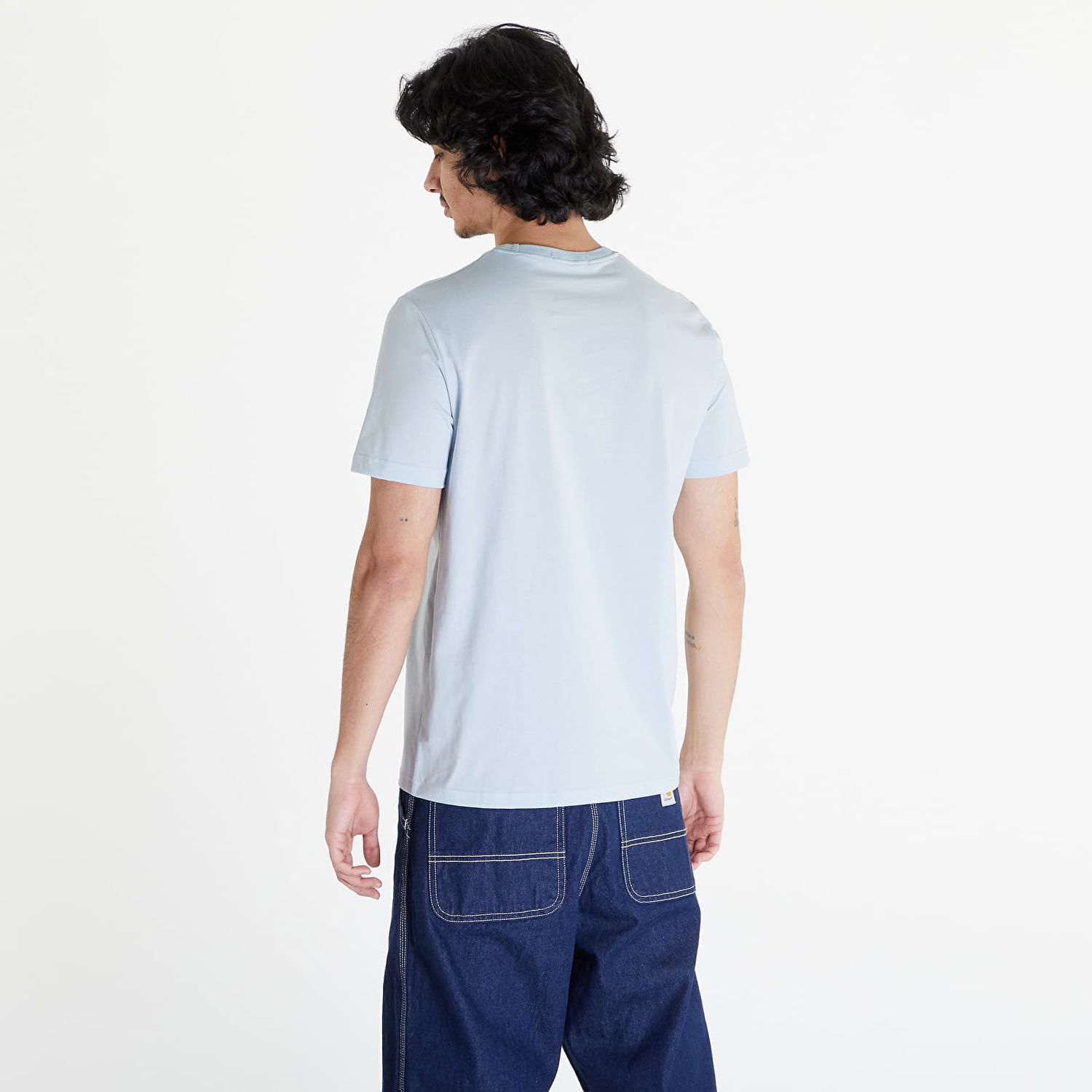 T-shirt Fred Perry Crew Neck T-Shirt Blå | M1600 V08, 1