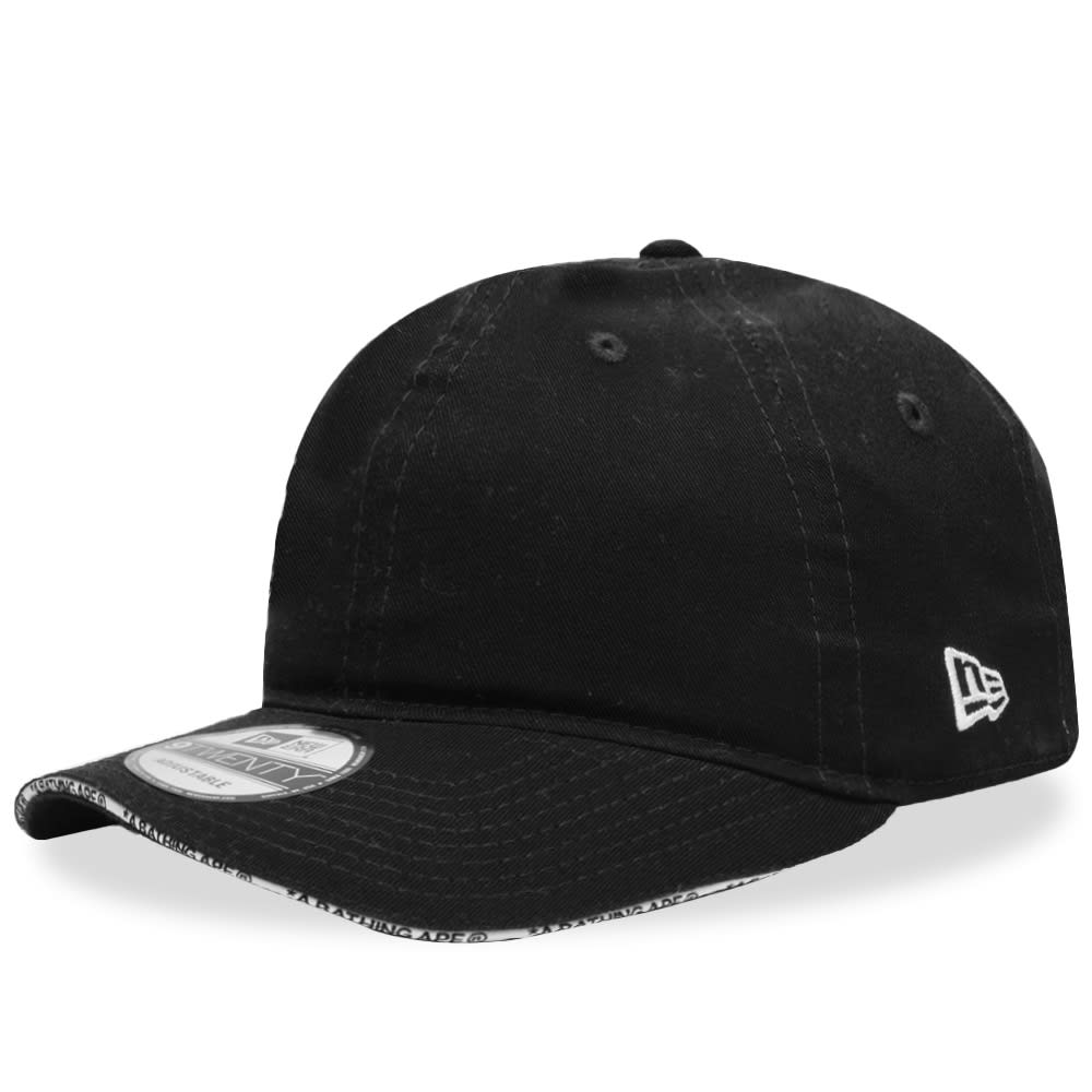 Kasket BAPE A Bathing Ape x New Era 9Twenty Cap Sort | 001CPI201908C-BLK, 0