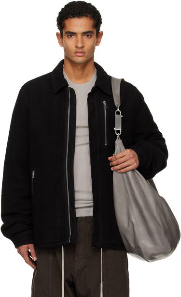 Jakke Rick Owens Rick Owens DRKSHDW Concealed Zipfront Jacket Sort | DU02E7775 BMO, 0