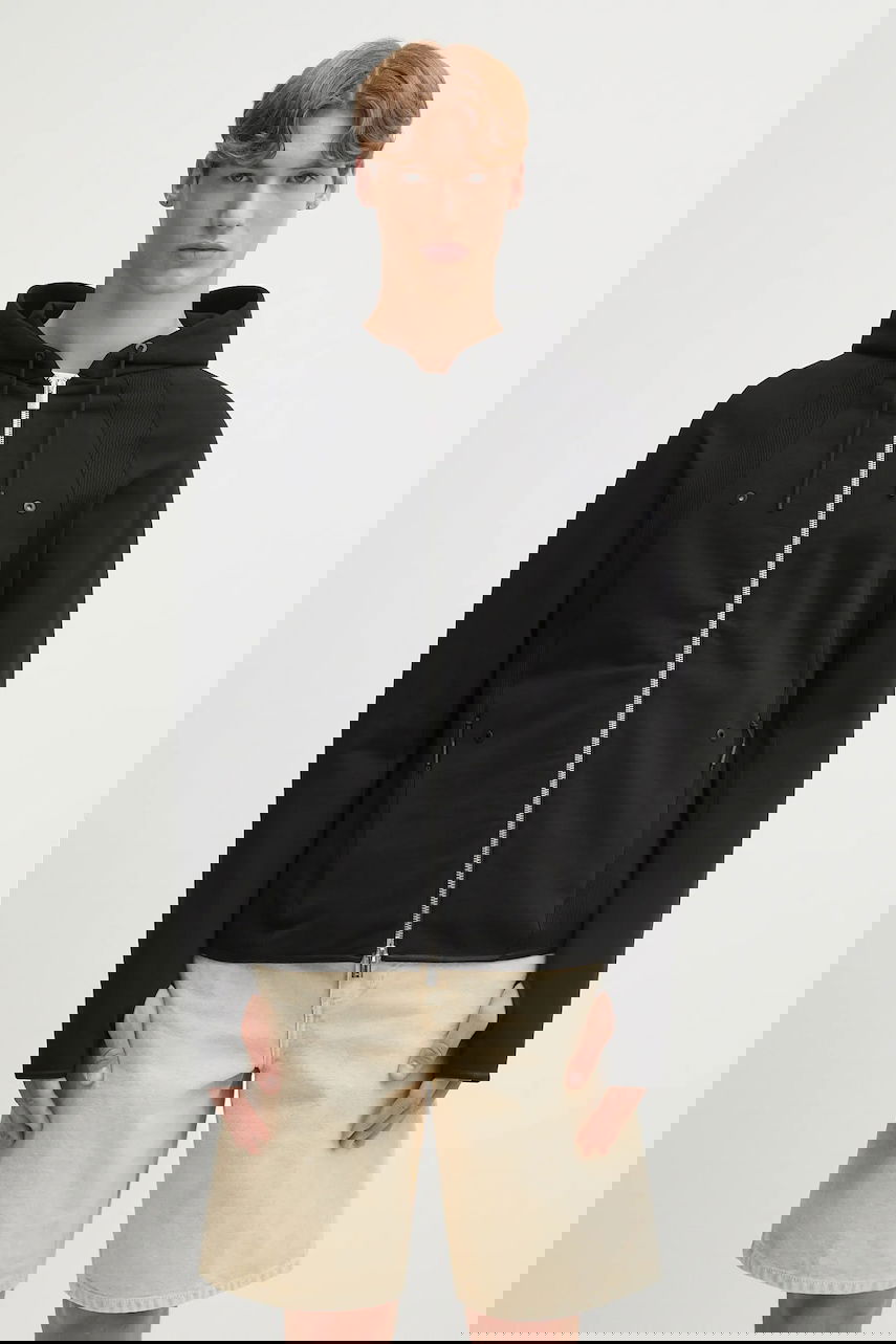 Sweatshirt HELIOT EMIL Heliot Emil Hooded Zip-Up Jacket Sort | PREAW25.M.08.079.BLK01, 0