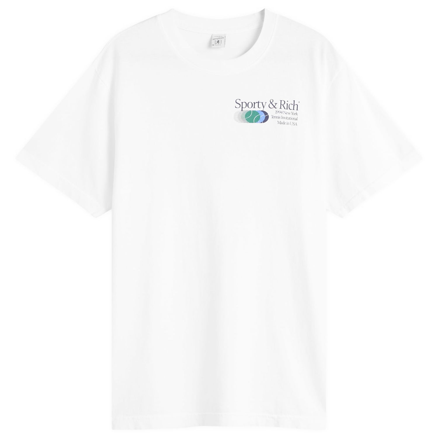 T-shirt Sporty & Rich Sporty & Rich Invitational T-Shirt, Size Large Hvid | TO043621168WH01, 1