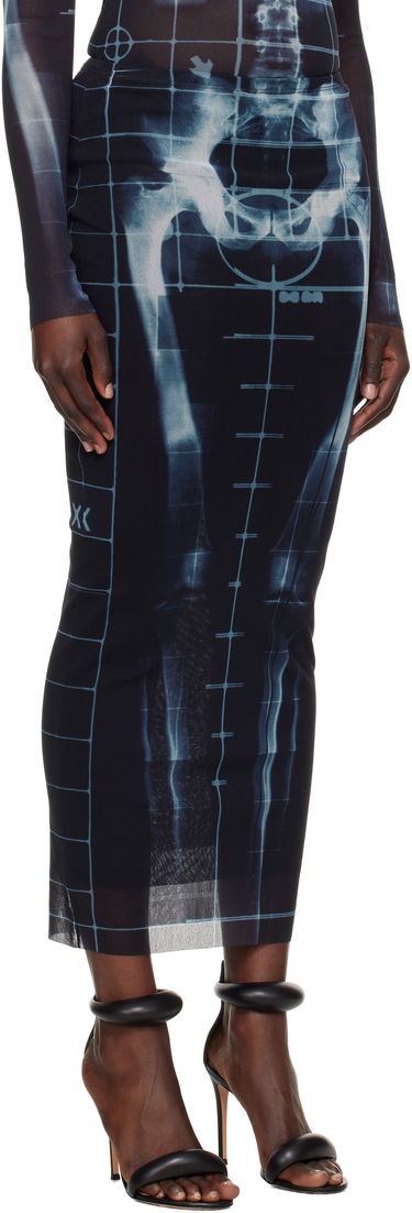 Kjole Jean Paul Gaultier Jean Paul Gaultier 'The Squeletor' Maxi Skirt Sort | 25/33-F-JU144-T580-005956, 1