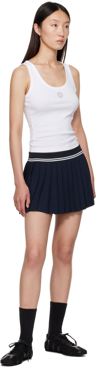 Tanktop Sporty & Rich Sporty & Rich Baby Rib 'SRHWC' Tank Top Hvid | TO081600305WH01, 3