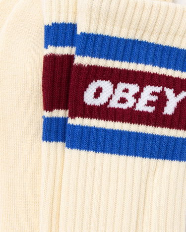 Sokker OBEY Cooper II Crew Socks Beige | 100260093-UBR, 3