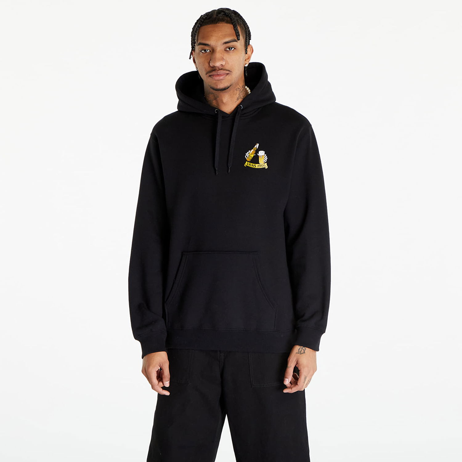 Sweatshirt Vans Freezing Cold Hoodie Sort | VN000AB5BLK1, 0