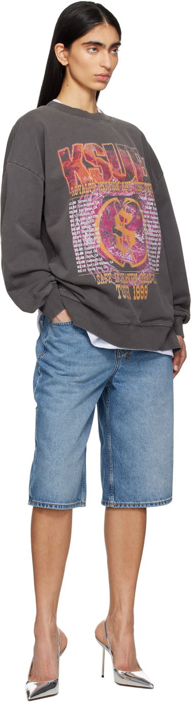 Sweatshirt Ksubi Kickstart Oh G Sweatshirt Grå | WSP25FL002, 3