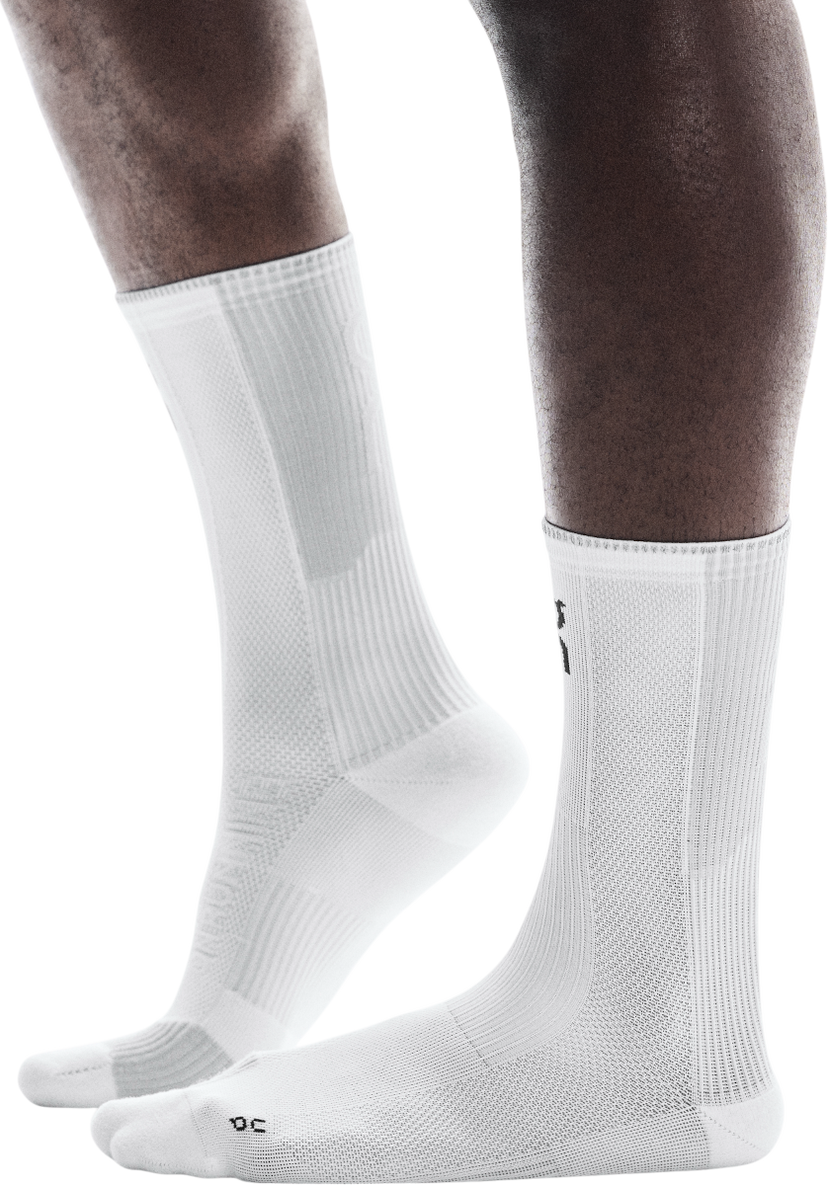 Sokker On Running On Running Performance Run High Socks Hvid | 2uf10040813