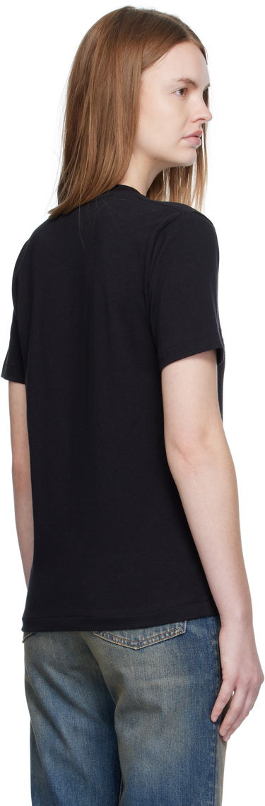 T-shirt BAPE Crystal Stone College T-Shirt Sort | 001TEL302064L, 2