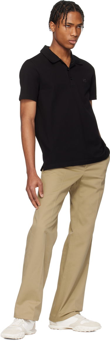 Polo skjorte Courrèges Courrèges 'AC' Piqué Polo Sort | 125JPO036JS0193, 3