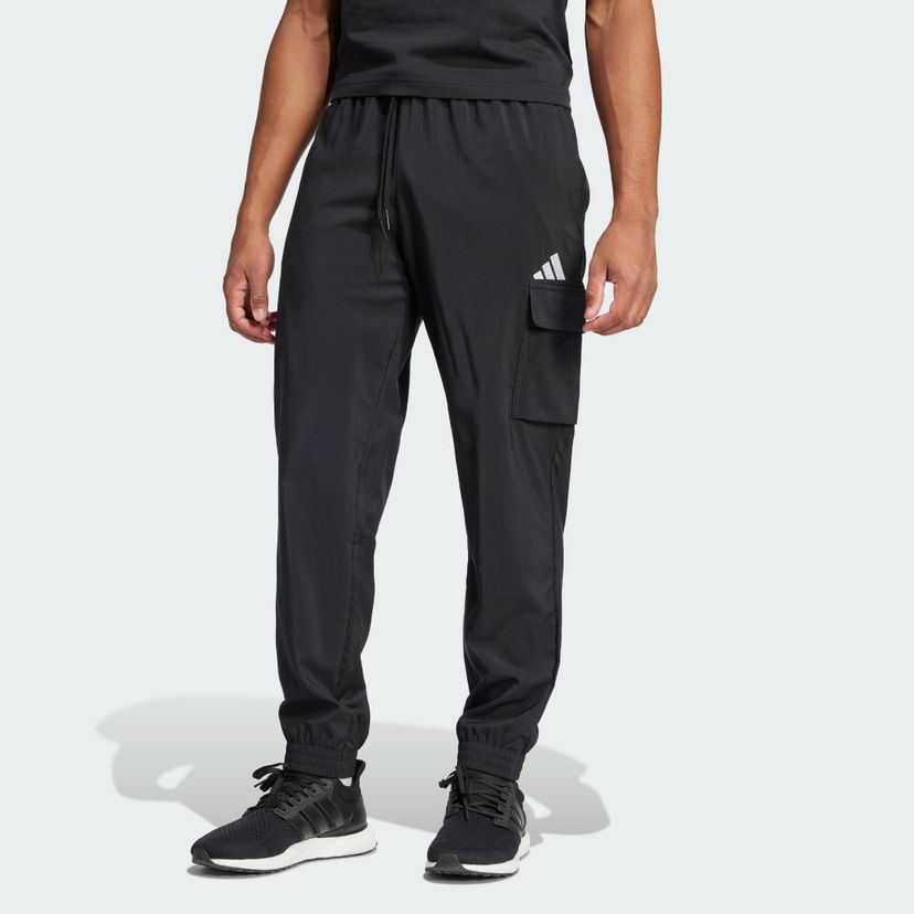 Cargo bukser adidas Performance Essentials Small Logo Cargo Pants Sort | JF3538