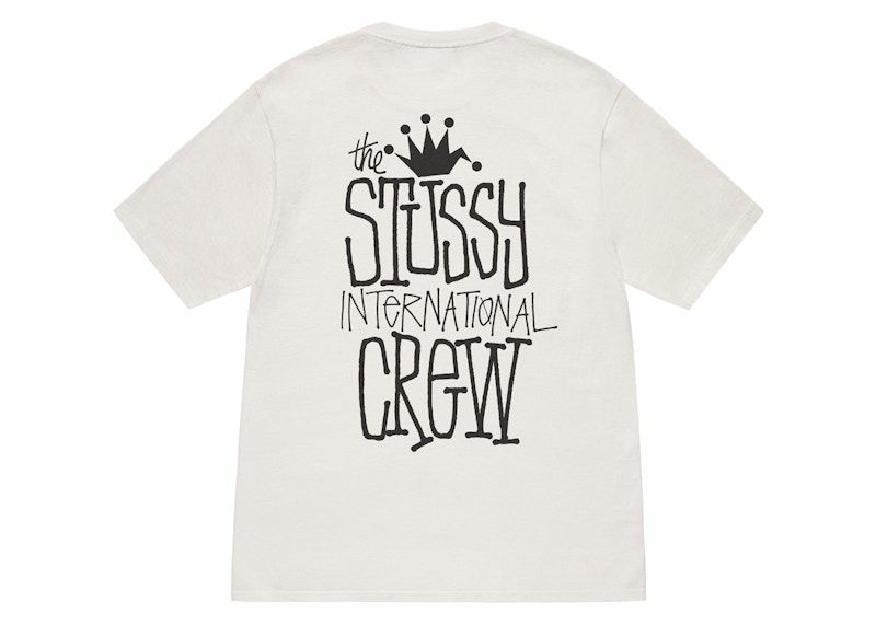 T-shirt Stüssy Crown International Crew Graphic T-Shirt Hvid | 1905043