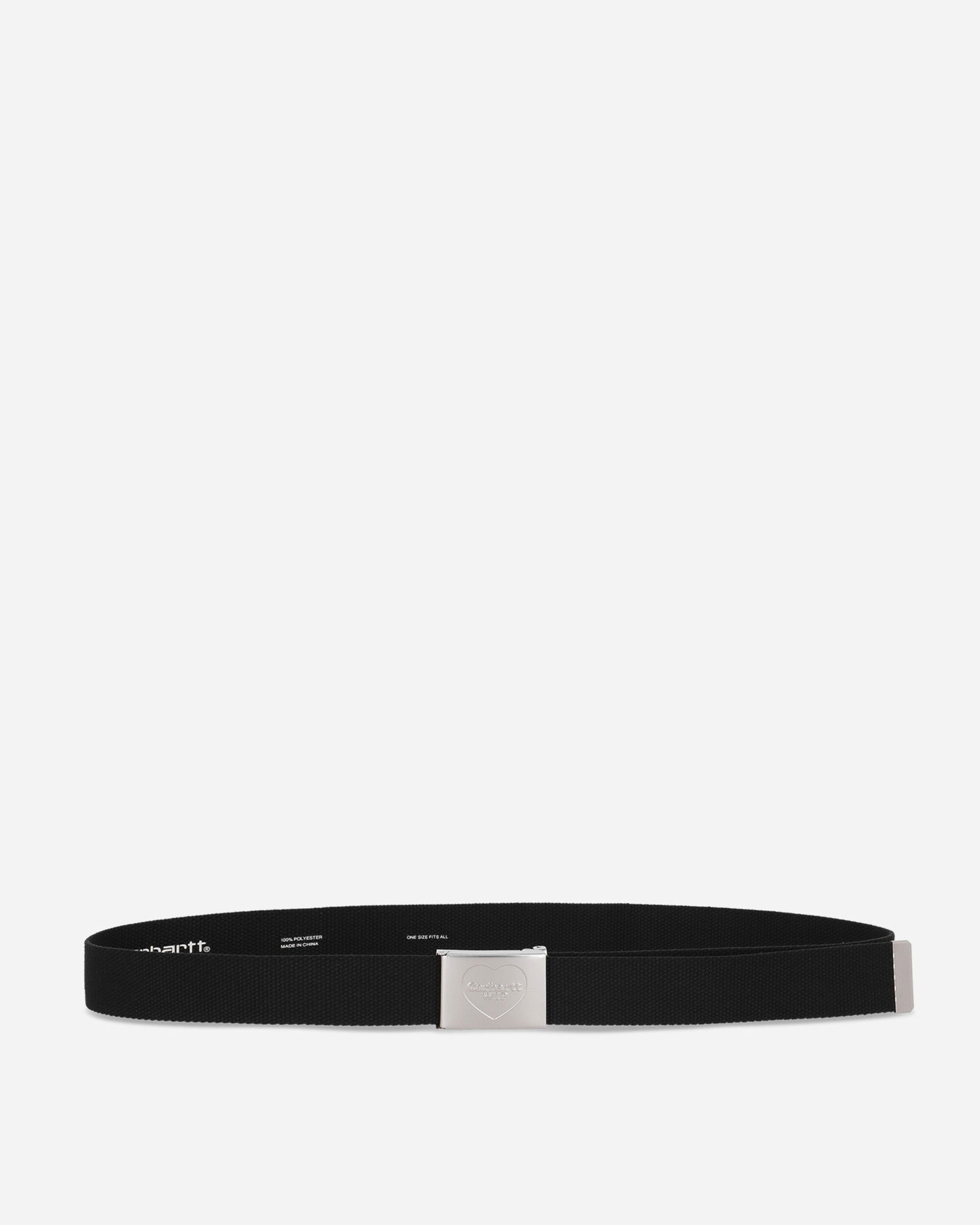 Bælter Carhartt WIP Heart Clip Webbing Belt Sort | I034631 0M4XX, 1