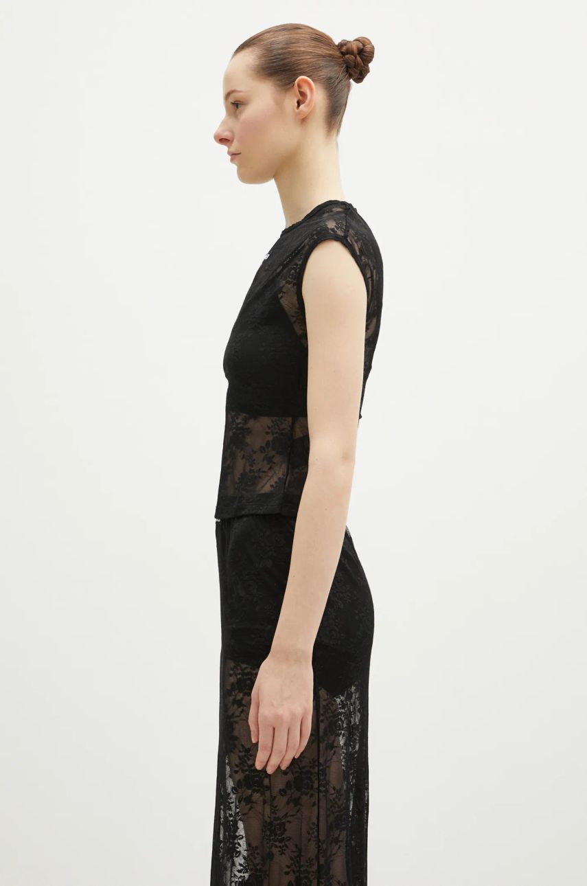 Nederdel Ksubi KSUBI Slim Lace Top Sort | WPS25FT003, 1