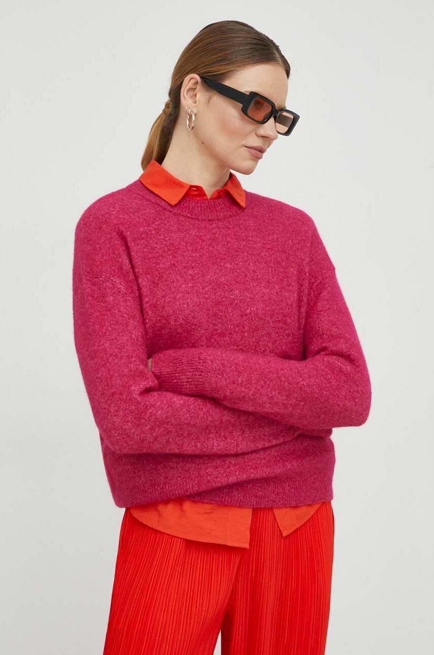 Sweater Samsoe Samsoe Anour O-neck Sweater Lyserød | F18422025, 0