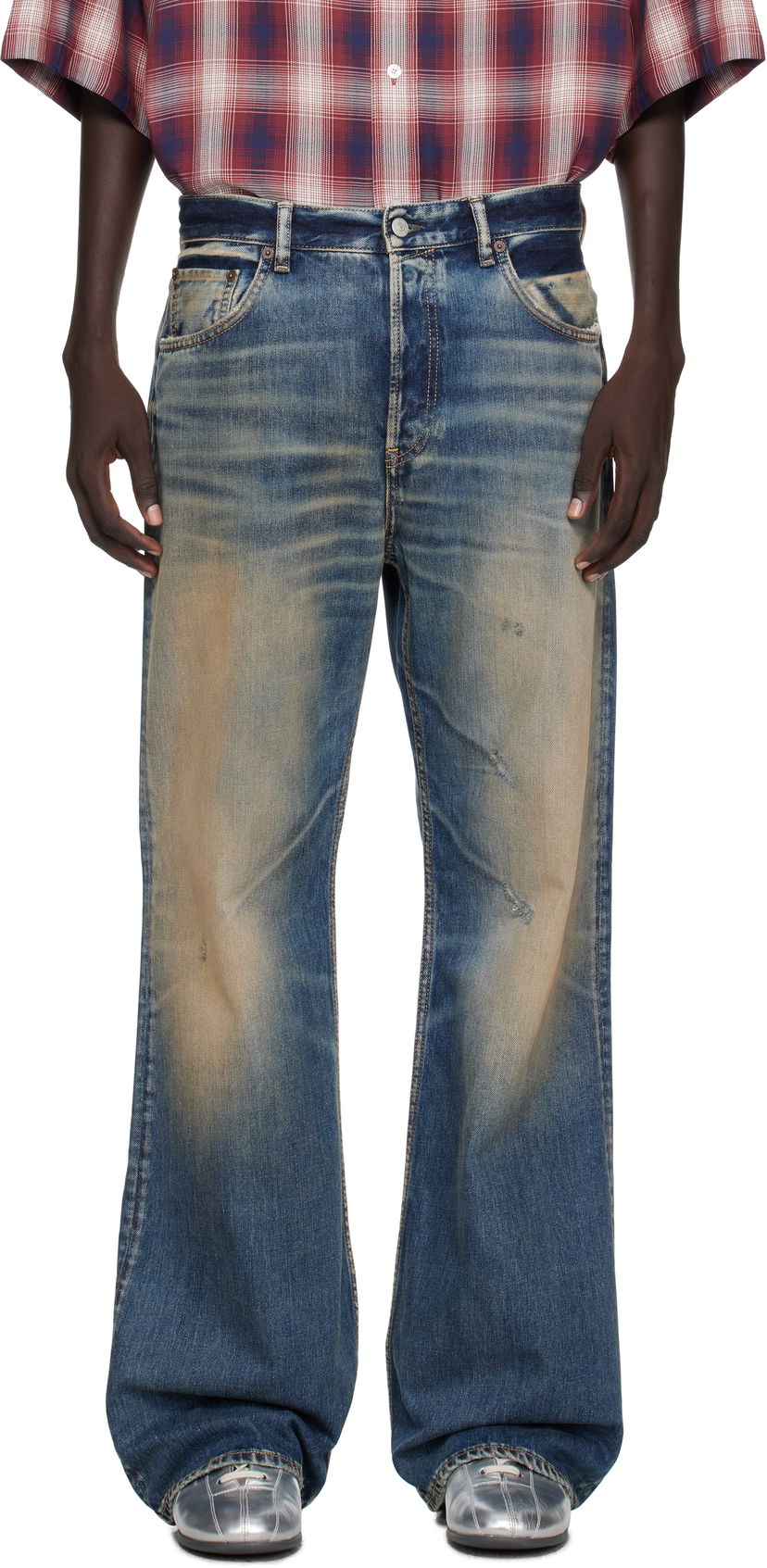 Jeans Acne Studios Acne Studios Regular Fit 2021M Jeans Blå | B00424-