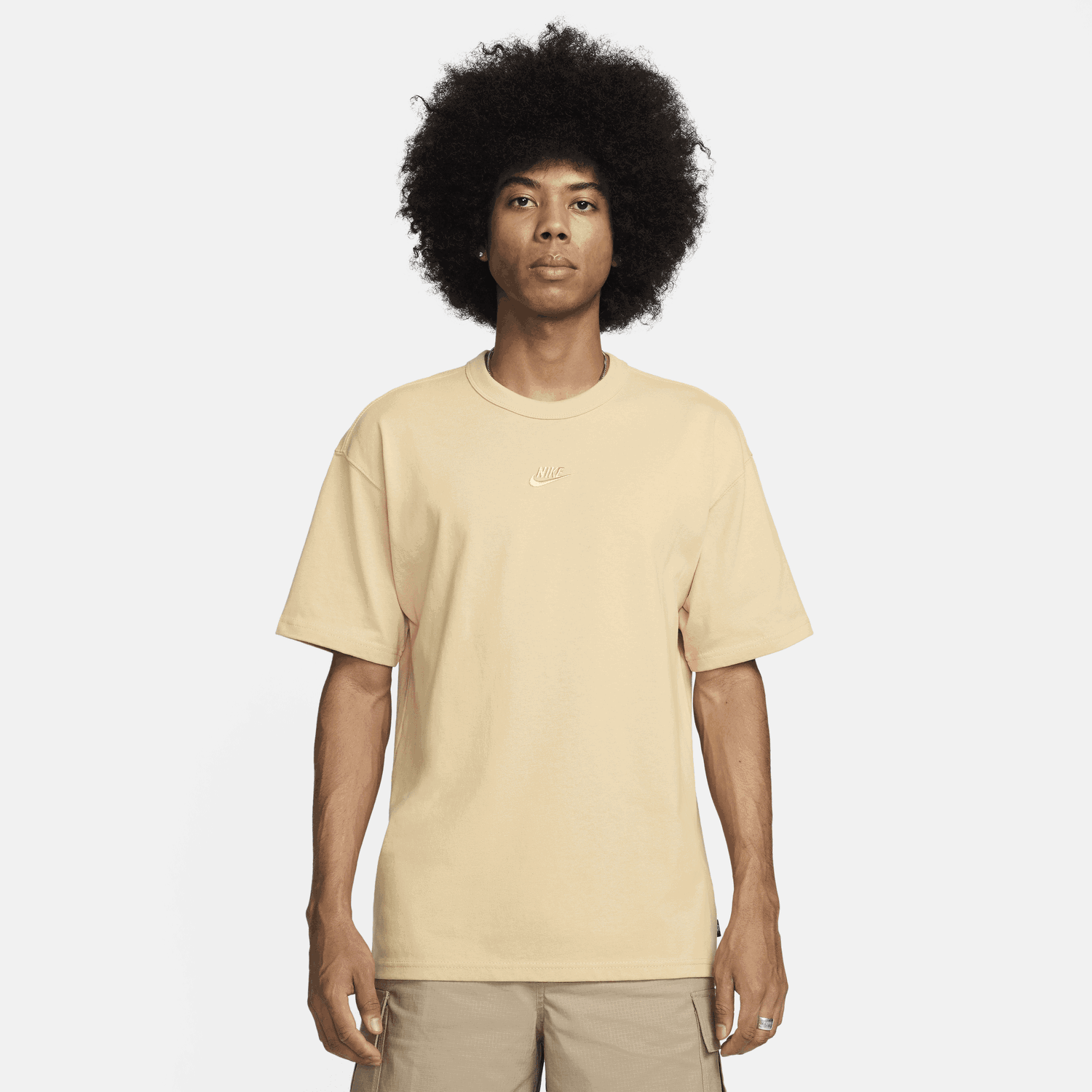 T-shirt Nike Sportswear Premium Essentials Beige | DO7392-252, 1