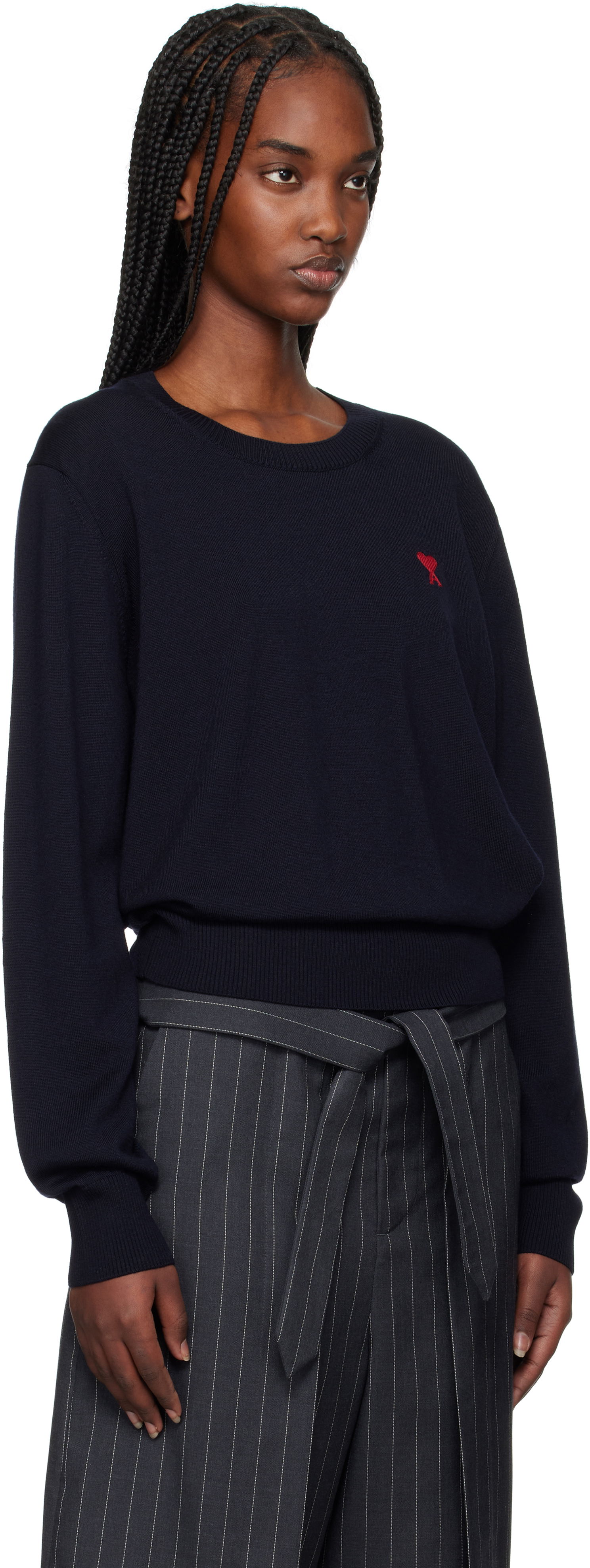 Sweater AMI Sweater Sort | BFFKS111.KN0025, 1