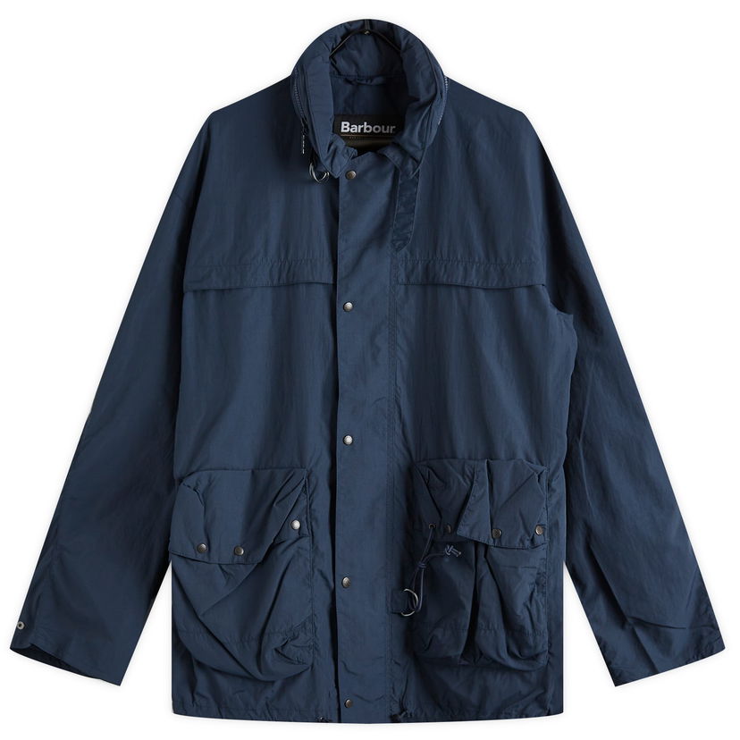 Vindjakke Barbour Heritage+ Modified Durham Showerproof Jacket, Size Large Mørkeblå | MSP0133NY71