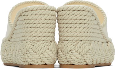 Sneakers og sko Valentino Valentino Garavani VLogo Torchon Wedge Slide Sandals Beige | 6W2S0KC5YWI, 1
