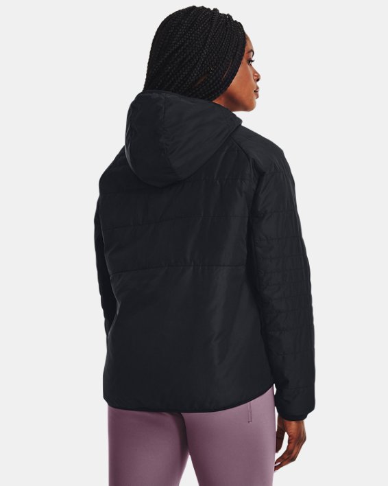Vindjakke Under Armour Down Hooded Jacket Sort | 1378500-001, 1