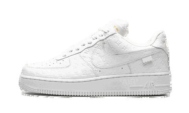 Sneakers og sko Nike Louis Vuitton By Virgil Abloh x Air Force 1 Low "White" Hvid | 1A9V9U, 0