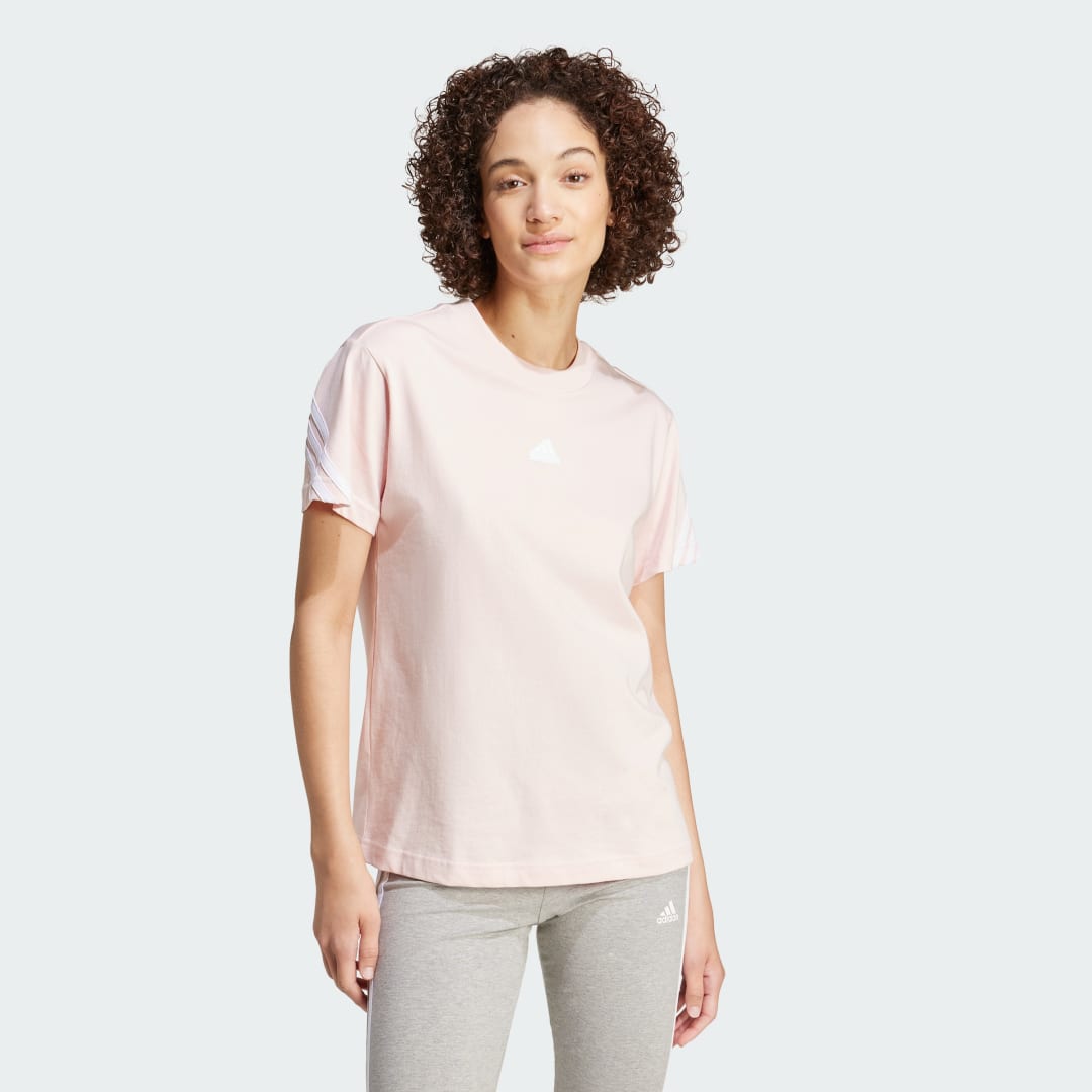 T-shirt adidas Performance Future Icons 3-Stripes Tee Lyserød | IW5264, 0