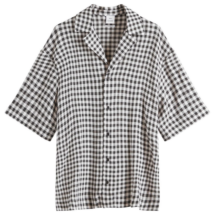 Skjorte Won Hundred Won Hundred Desmond Check Vacation Shirt, Size Large Flerfarvet | 3551-14274