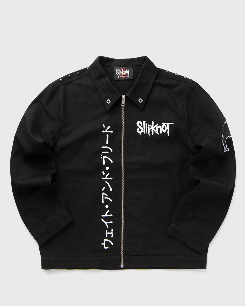 Jakke Pleasures Slipknot Equal Work Jacket Sort | P25SK002-BLACK