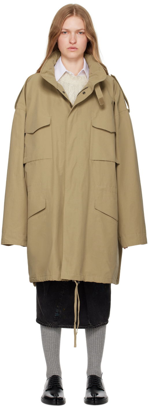 Parka Maison Margiela Hooded Jacket Beige | S51AM0494 M35233