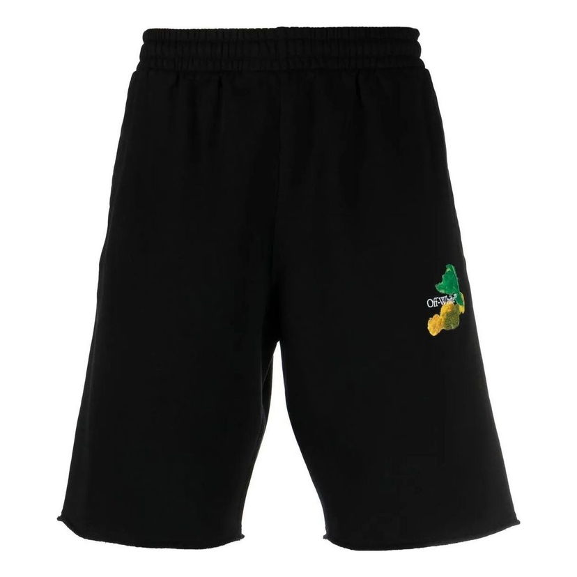 Shorts Off-White Brush Arrow Bermuda Shorts Sort | OMCI006S23FLE0021084