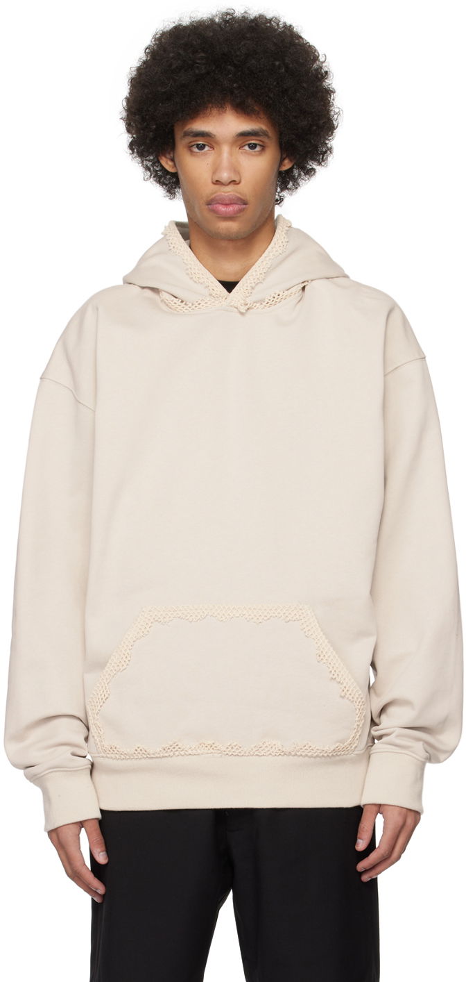 Sweatshirt HELIOT EMIL Spherical Lace Detail Hoodie Beige | PRESS24_M_08_061_ST18