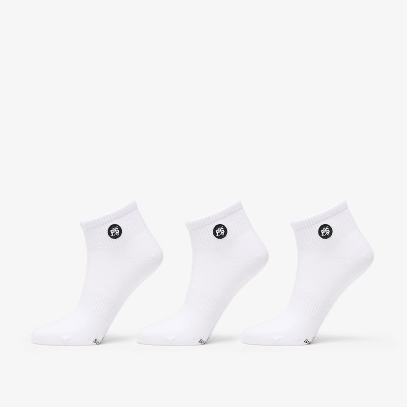 Sokker Footshop Ankle Socks 3-Pack White Hvid | FTSHP_372
