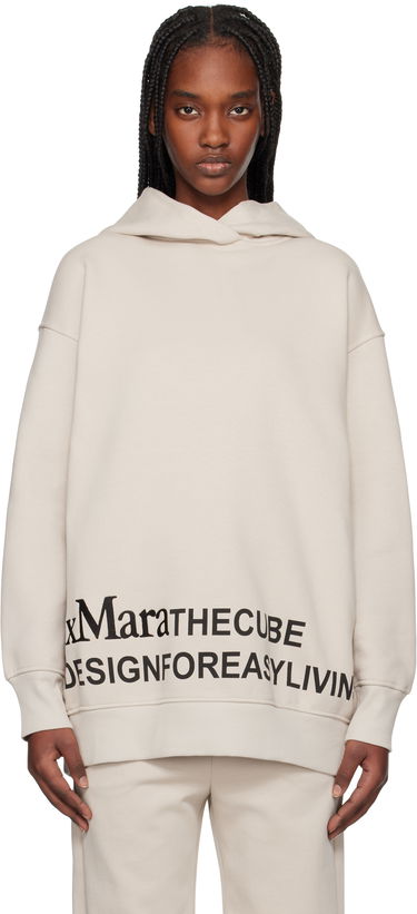 Sweatshirt Max Mara Max Mara Felpa Hoodie Beige | 2519921021600, 0