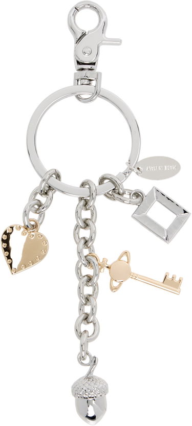 Nøgleringe Vivienne Westwood Vivienne Westwood Multi Charm Keychain Metalisk | 8203012BU-OM001F-, 3