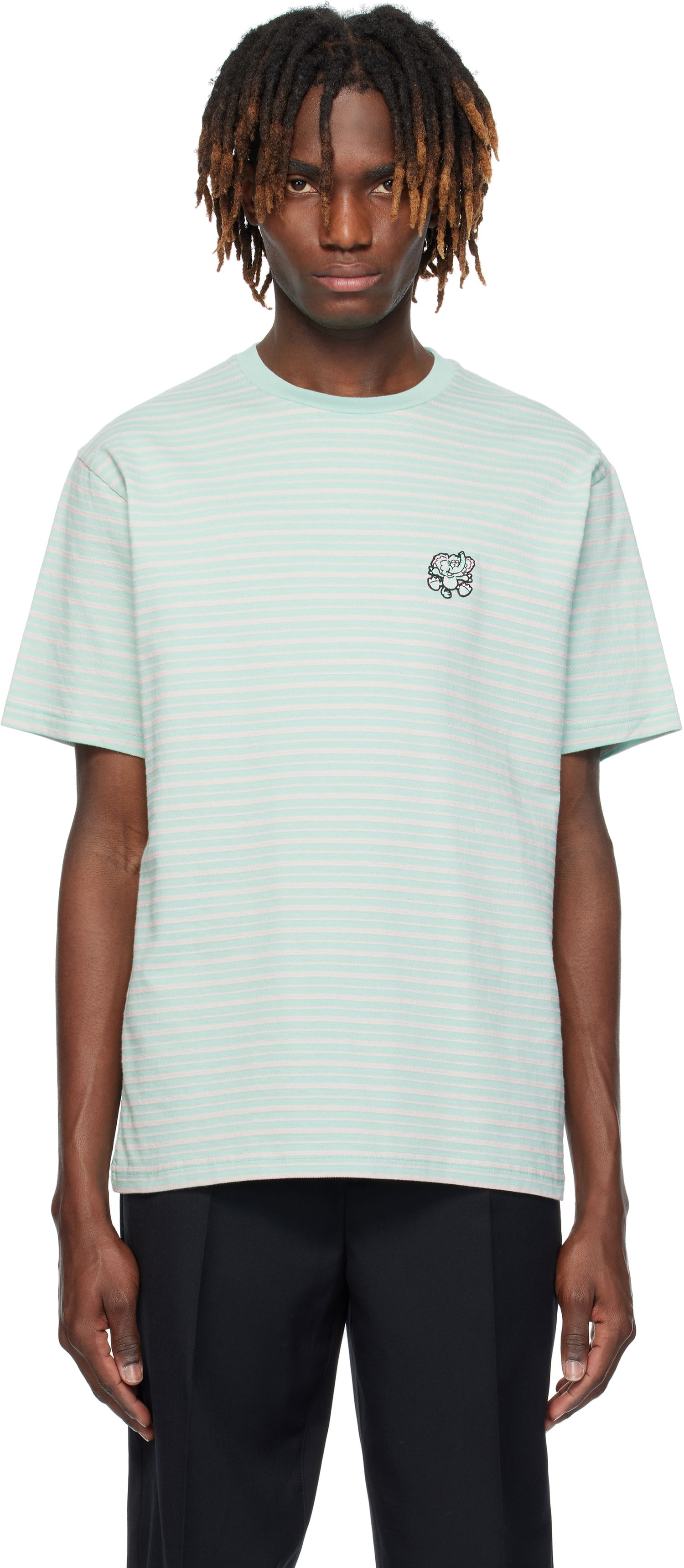 T-shirt KENZO Kenzo Paris VERDY Edition Embroidered T-Shirt Grøn | FF55TS5464SD, 0
