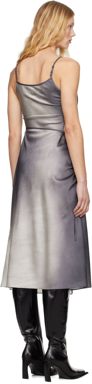 Kjole Feng Chen Wang Feng Chen Wang Draped Midi Dress Grå | FWS19DR01, 2