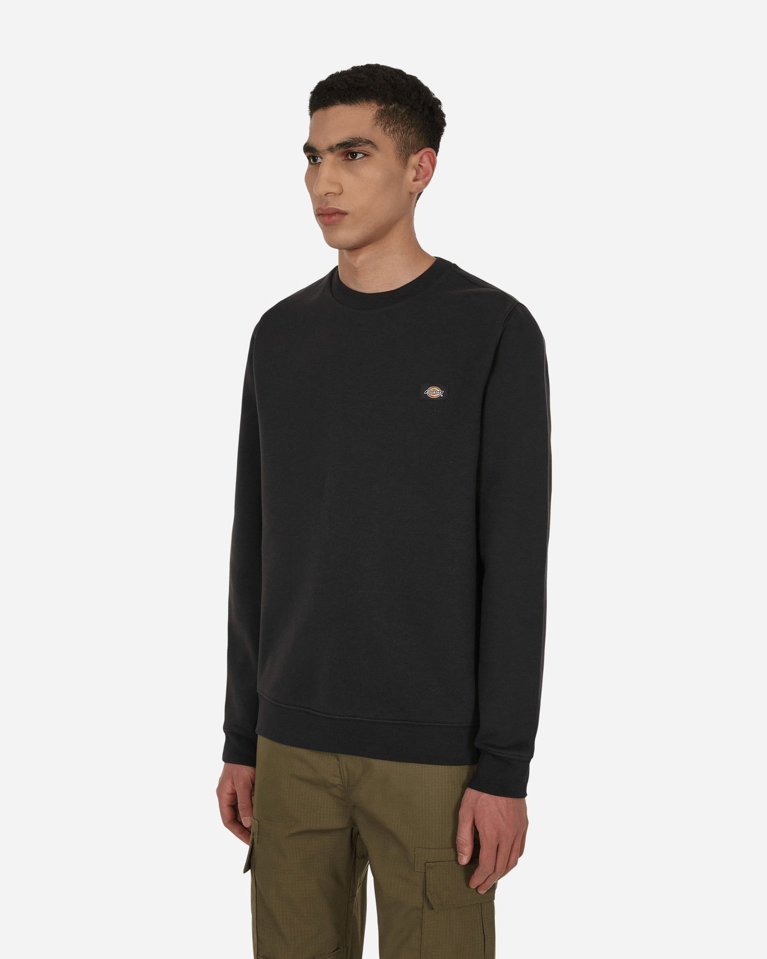 Sweatshirt Dickies Oakport Crewneck Sweatshirt Sort | DK0A4XCE BLK1, 1