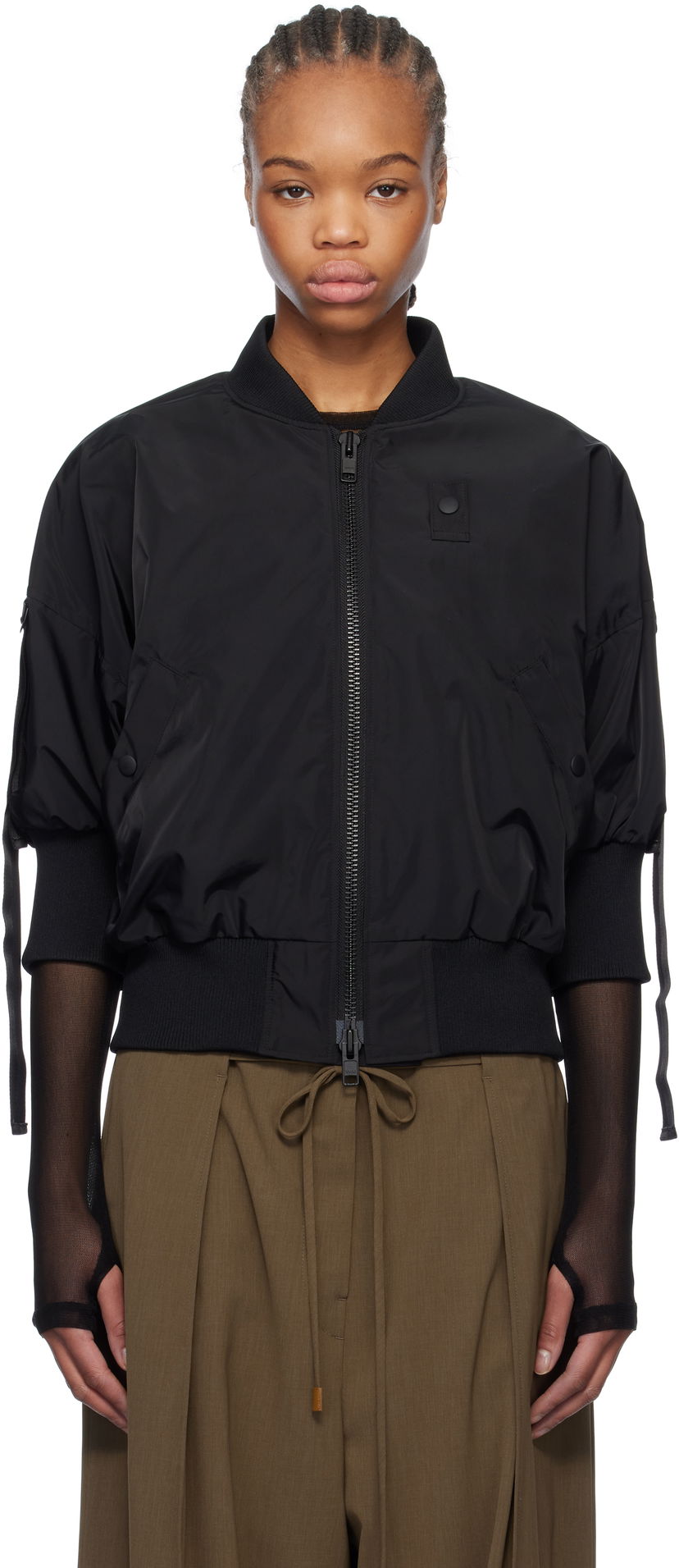 Bomberjakke Yohji Yamamoto Yohji Yamamoto Bomber Jacket Sort | FT-J53-600
