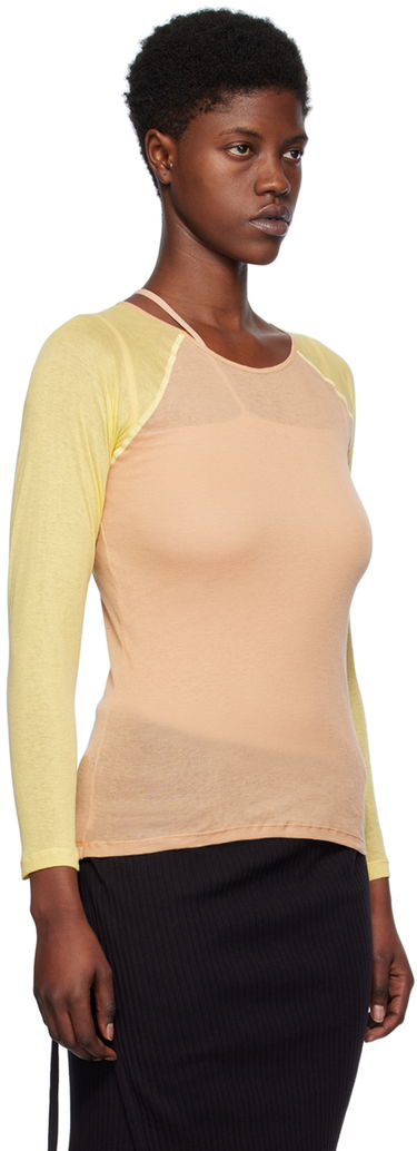 T-shirt Baserange Gene Long Sleeve T-Shirt Lyserød | TOGN-CG-SP24, 1
