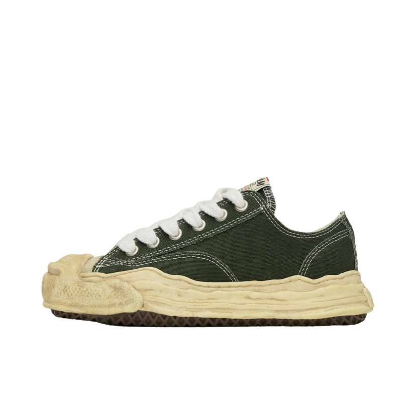 Sneakers og sko Maison MIHARA YASUHIRO Hank OG Dyed Sole Canvas Low-Top Grøn | A13FW733