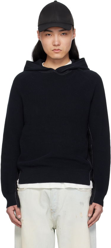 Sweater rag & bone rag & bone Gabe Spliced Hoodie Mørkeblå | MBS25S026SD26, 0