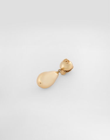 Øreringe Dolce & Gabbana Dolce & Gabbana Teardrop Earrings with DG Logo Gul | WER2Y1W1111ZOO00, 2