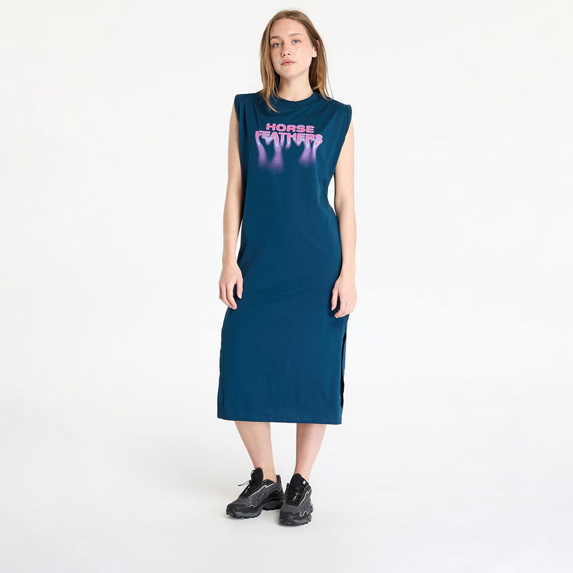 Kjole Horsefeathers Horsefeathers Mary Sleeveless Midi Dress Blå | SW934C