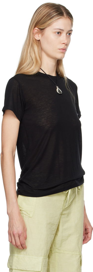 T-shirt Baserange Semi-Sheer T-Shirt Beige | TOCT-BL-000, 4