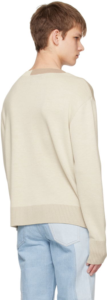 Sweater Feng Chen Wang Feng Chen Wang Phoenix Sweater Beige | FUS15KT01B, 2