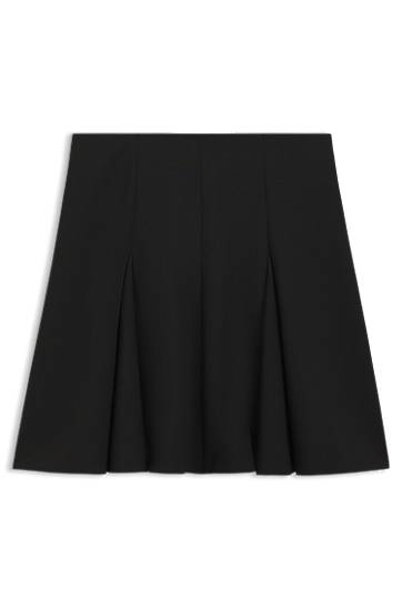 Nederdel BOSS A-Line Mini Godet Skirt Sort | 50547632