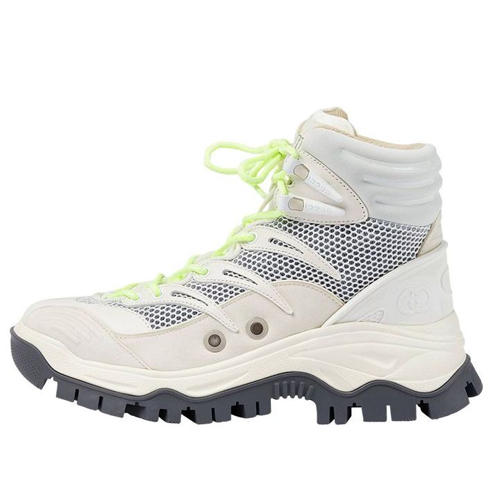 Sneakers og sko Gucci Lace Up Ankle Boot Hvid | 701268-2KD20-9094, 0