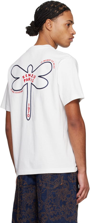 T-shirt KENZO Embroidered Logo T-Shirt Blå | FF55TS4954SI, 2