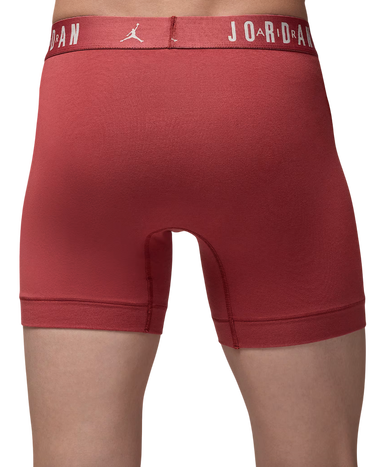 Boksere Jordan Jordan Flight Cotton Core 3-Pack Boxer Shorts Rød | jm0622-x69, 3